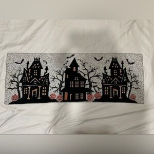 beaded table runner Halloween